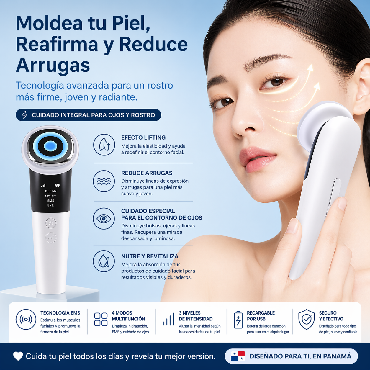 Appareil de levage de la peau du visage PA