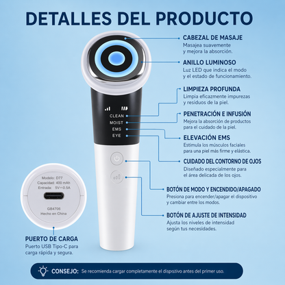 Appareil de levage de la peau du visage PA
